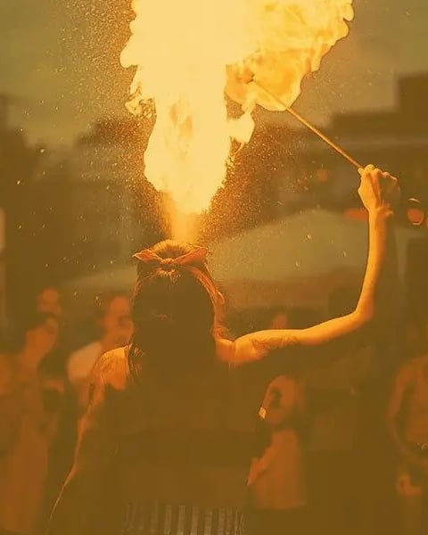 Spectacle de feu « Anta »