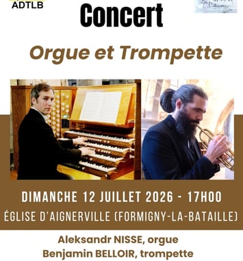 Concert orgue et trompette - Aleksandr Nisse et Benjamin Belloir