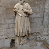 Démonstration : restauration et mise en valeur de deux statues de l'abbatiale