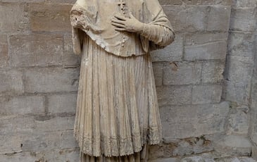 Démonstration : restauration et mise en valeur de deux statues de l'abbatiale