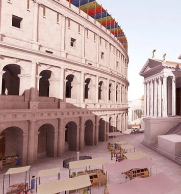 Visite guidée couplée de l'exposition "Rome, du mythe au virtuel" puis du plan de Rome