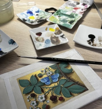 Atelier d'enluminure