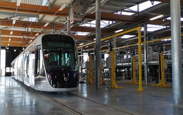Visite guidée du centre d'exploitation et de maintenance tramway