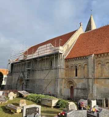 Conférence sur l'histoire et la rénovation de l'église romane de Cintheaux