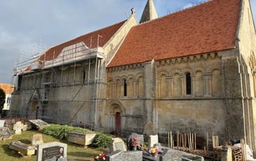 Conférence sur l'histoire et la rénovation de l'église romane de Cintheaux
