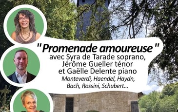 Concert de Syra de Tarade, Jérôme Gueller et Gaëlle Delente