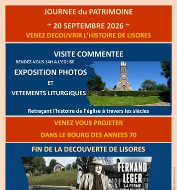 Circuit : visite guidée de l'église Saint-Vigor, du centre bourg et la ferme musée Fernand Leger