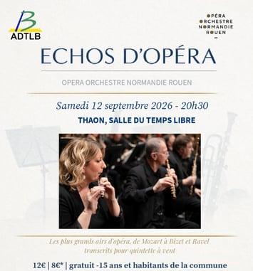 Concert « Echos d’opéra » par l’Opéra Orchestre Normandie Rouen
