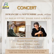 Concert de Romain Bastard, orgue et Francine Trachier, violon