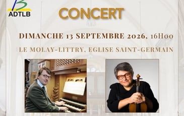 Concert de Romain Bastard, orgue et Francine Trachier, violon