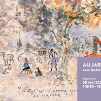 Au jardin, avec André Hambourg