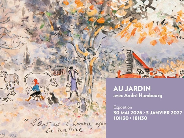 Au jardin, avec André Hambourg