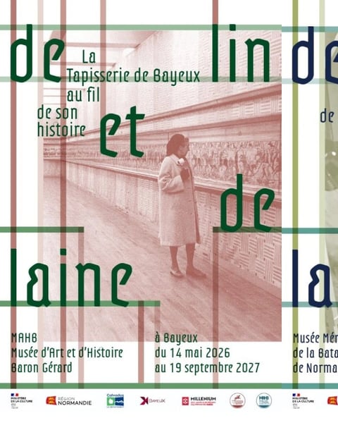 Exposition De Lin et de Laine - L'histoire de la conservation de la Tapisserie de Bayeux