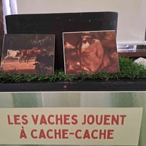 Exposition "Du Pré à l'oeuvre" : modules enfants pour explorer le monde des vaches !