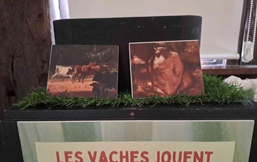 Exposition "Du Pré à l'oeuvre" : modules enfants pour explorer le monde des vaches !