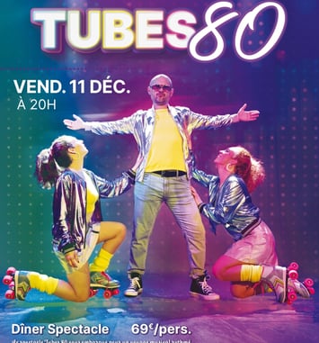 Dîner spectacle : Tubes 80