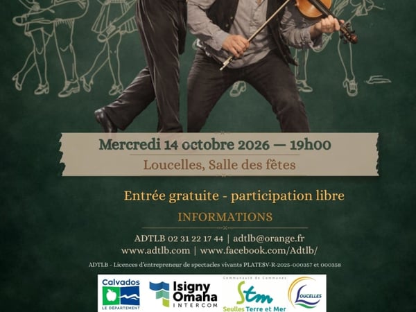 Spectacle de danse et musique irlandaises par Owen’s Friends Duo