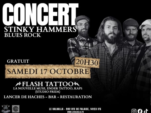 Concert Stinky Hammers au Valhalla