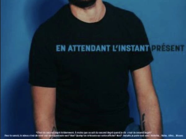 Gregory Vacher dans En attendant l'instant présent