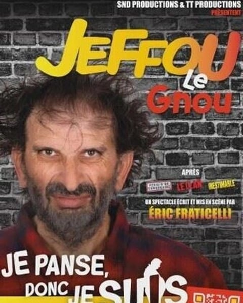 Jeffou le Gnou dans Je panse donc je suis