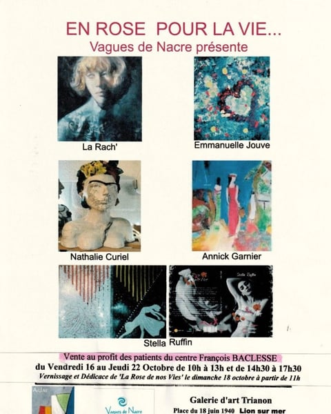 AGLAE les Amis de la Galerie Trianon présente Vagues de Nacre