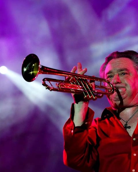 Concert de Jean-Claude Borelly et sa trompette d'or à Villers-Bocage